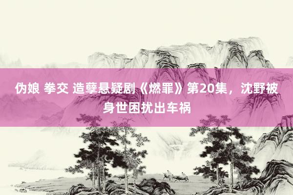 伪娘 拳交 造孽悬疑剧《燃罪》第20集，沈野被身世困扰出车祸